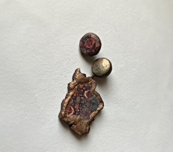 Iran Map Earrings Ancient Heritage and Artistry