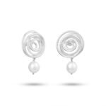 Sterling silver twist earring