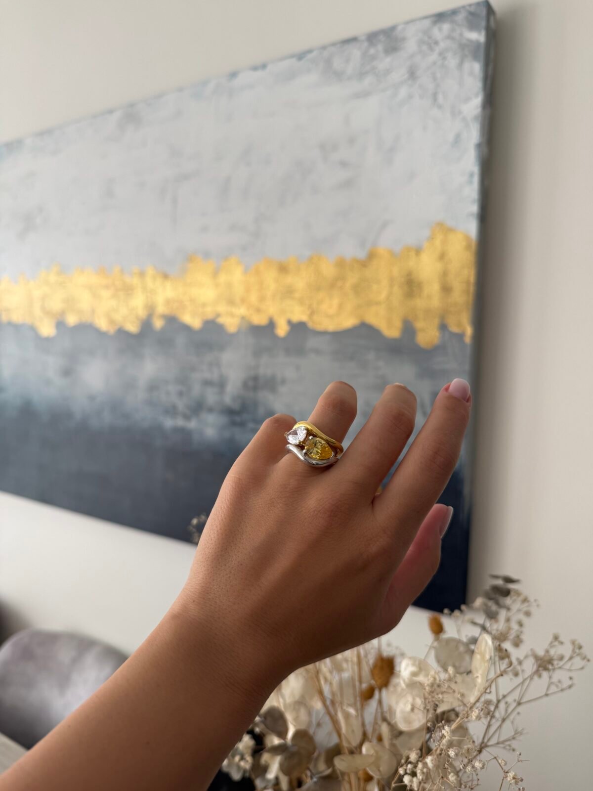 Sterling silver Ashk ring - Image 5